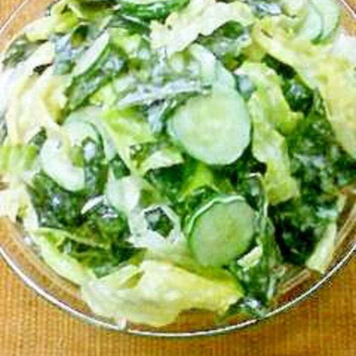 レタス わかめ サラダ わかめ サラダ レタス